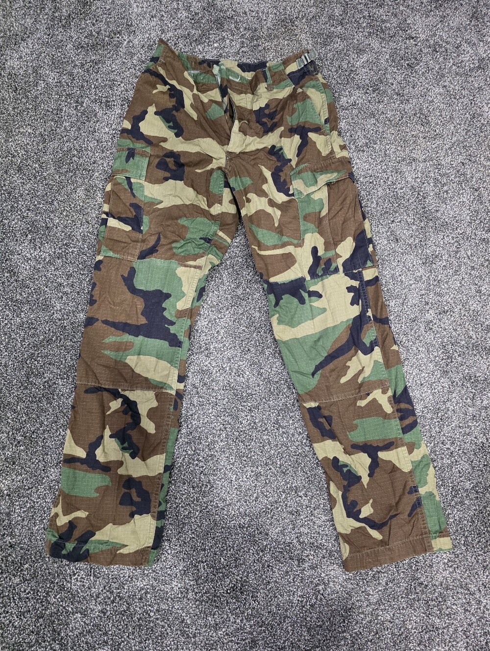 Vintage U.S. Military Woodland Camo BDU Pants – Small Regular